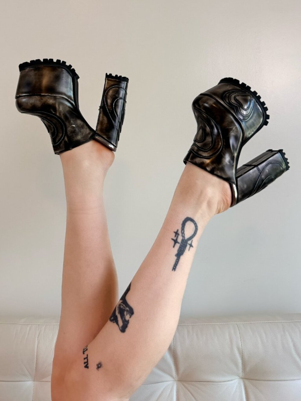 Jeffrey Campbell Rare 'Coronary' Platform Shoes